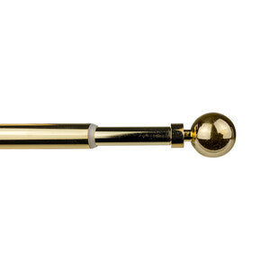 Q.TA' 1 BASTONE METALLO D 12/9 70/120CM PALLA ORO