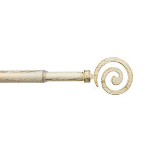 Q.TA' 1 BASTONE METALLO D 12/9 70/120CM SPIRALE AVOR/ORO