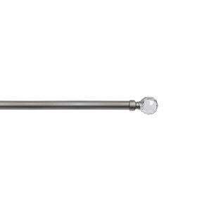 Q.TA' 6 BASTONE METALLO D 20/19 120/210CM LUCE NICHEL