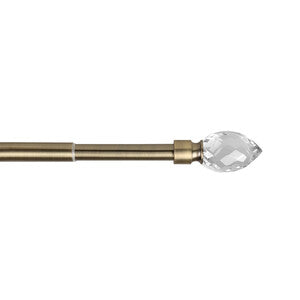 Q.TA' 6 BASTONE METALLO D 20/19 120/210CM PINE ORO ANTICO