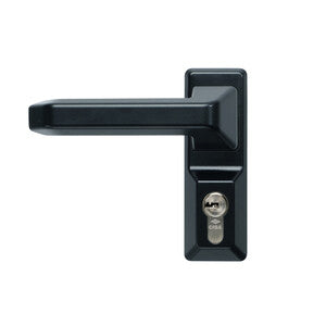 Q.TA' 1 CISA 07A78.38 MANIGLIA C/CILINDRO NERO P/ANTIPAN ALPHA