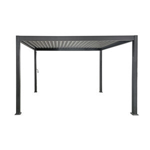 Q.TA' 1 C PERGOLA BIOCLIMATICA 3X4 ALU STEEL ANTRACITE