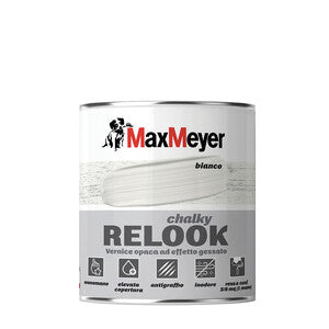 Q.TA' 4 CHALKY RELOOK SMALTO BIANCO MONOMANO 0,500 L