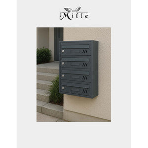 Q.TA' 1 CASSETTA CONDOMINIO SOFIA 4 POSTI ANTRACITE