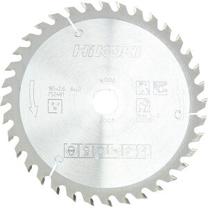 Q.TA' 1 HIKOKI LAMA PER SEGA CIRCOLARE 165 MM F.20 MM