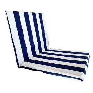 Q.TA' 2 CUSCINO GARDEN SCHIEN BASSO 85X45CM RIGA BLU