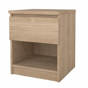 Q.TA' 1 KIT COMODINO NAIA 1 CASS 40X40X49,5CM ROVERE