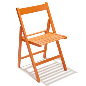 Q.TA' 4 SEDIA PIEGHEVOLE LIBERTY ARANCIO