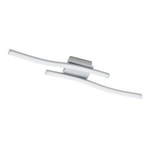 Q.TA' 1 PLAFONIERA LED TRATTI 10W 4000K 1450LM SILVER 2L