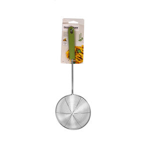 Q.TA' 6 SCHIUMAROLA A RAGNO ACCIAIO INOX OLIVA