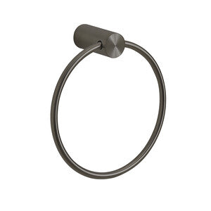 Q.TA' 1 GEDY ANDE GUN METAL PORTASALVIETTE AD ANELLO