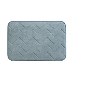 Q.TA' 1 GEDY MOUSSE TAPPETO 40X60 CM AZZURRO POLVERE