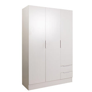 Q.TA' 1 ARMADIO ESPRESSO 3A+2C 119X46XH184 CM BIANCO