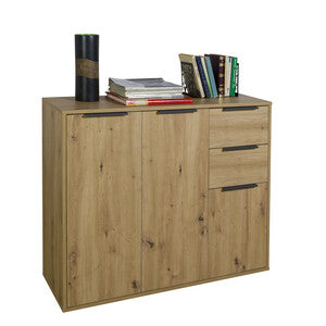 Q.TA' 1 MOBILE 3A+2C 86,9X35,4X106 CM ROVERE ARTISAN