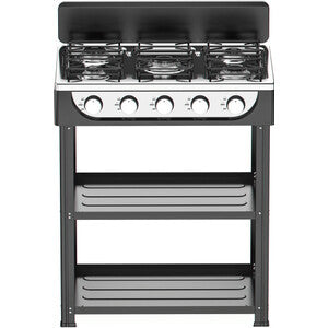 Q.TA' 1 CUCINA 5 FUOCHI 2 M. BOMBOLA 65X49XH.92 CM NERO