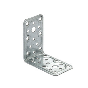 Q.TA' 50 C PIASTRA ANGOLARE ACCIAIO ZINCATO 50X60X60 MM