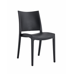 Q.TA' 1 SEDIA FLAT NERO