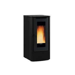 Q.TA' 1 STUFA PELLET CANALIZ 12 KW TEOREMA PLUS AD NERO V6