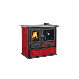Q.TA' 1 CUCINA LEGNA 8,8 KW ROSA VST.16 CER BORD V6
