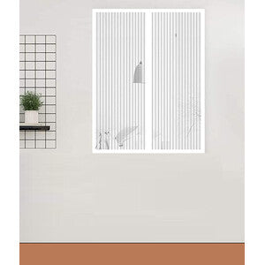 Q.TA' 1 ZANZARIERA MAGNETICA P/FINESTRA 120X160CM BIANCO