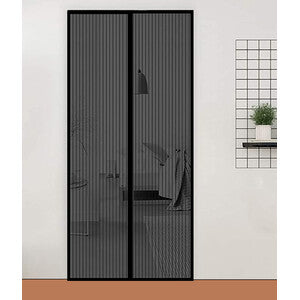 Q.TA' 1 ZANZARIERA MAGNETICA P/PORTA 140X240CM NERO