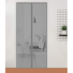 Q.TA' 1 ZANZARIERA MAGNETICA P/PORTA 140X240CM GRIGIO