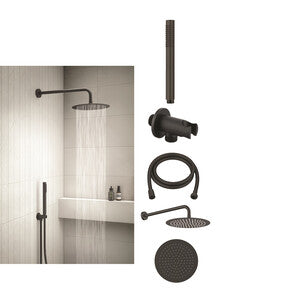 Q.TA' 1 GEDY SET DOCCIA D.25 NERO MATT HIGH PRO PLUS 02