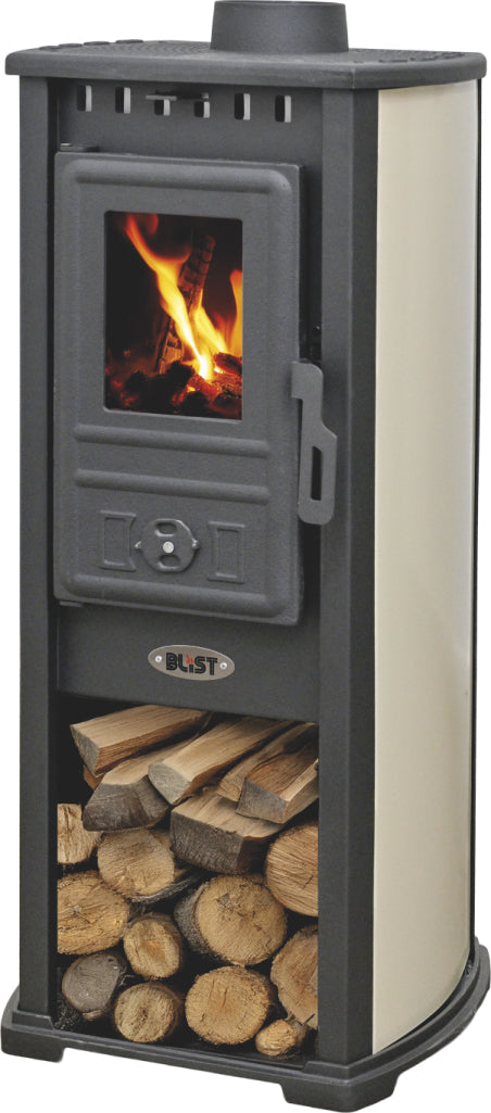 Q.TA' 1 STUFA LEGNA 7 KW BERNA LUX G 4.0 BEIGE V6