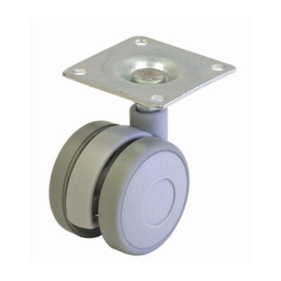 Q.TA' 1 BL RUOTA P/MOBILE D.40 MM PIASTRA GRIGIO 2