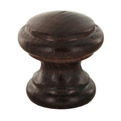 Q.TA' 25 POMOLO IN LEGNO NOCE 114B D 30 MM