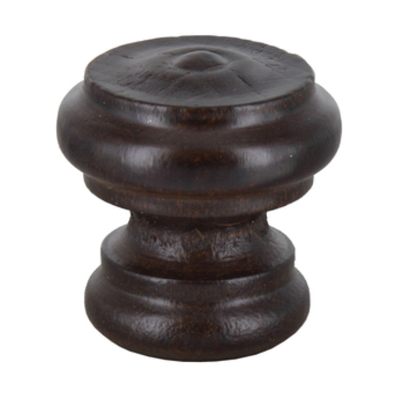 Q.TA' 25 POMOLO IN LEGNO NOCE 102A D 38 MM