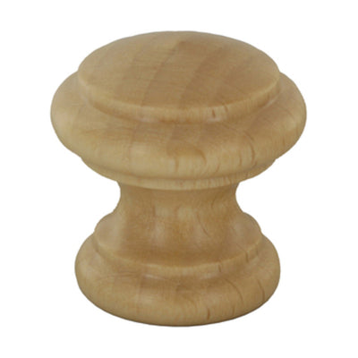 Q.TA' 25 POMOLO IN LEGNO NATURALE 114A D 38 MM