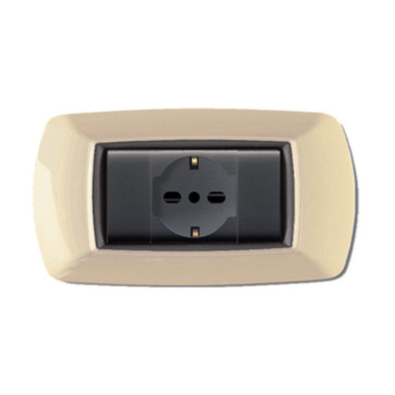 Q.TA' 1 PLACCA LIFE LIVING PLAST AVORIO 4P