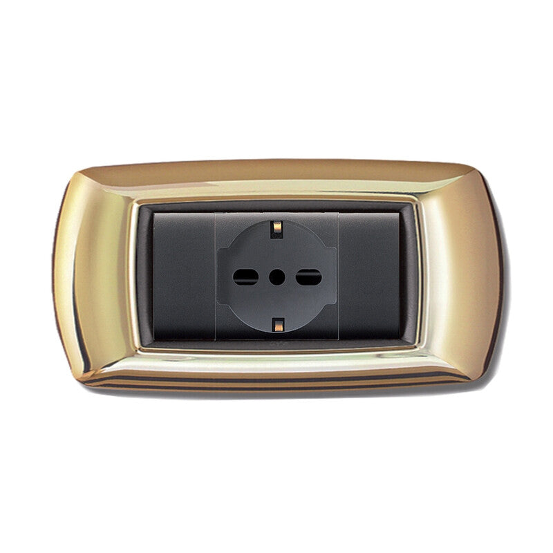 Q.TA' 1 PLACCA LIFE LIVING PLAST ORO 4P