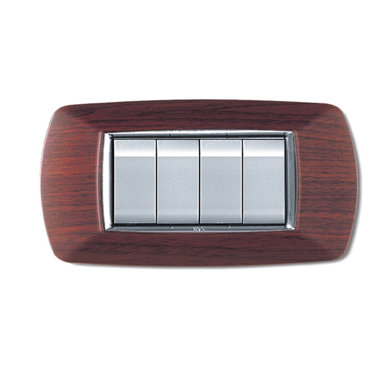 Q.TA' 1 PLACCA LIFE LIVING PLAST LEGNO SCURO 4P
