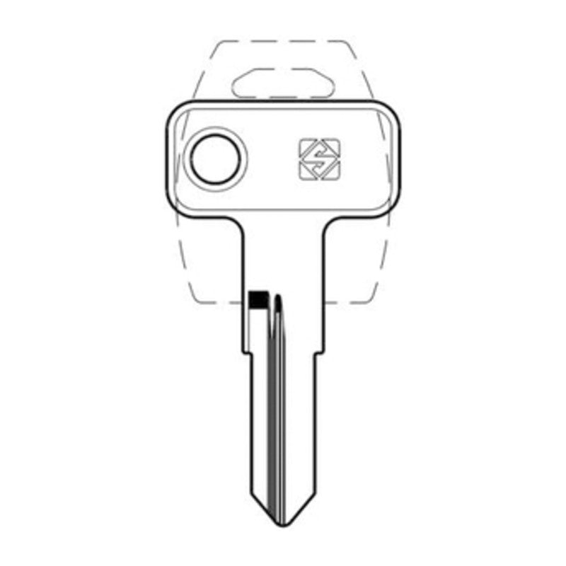 Q.TA' 10 SILCA MER34R CHIAVE PROFILO ACCIAIO