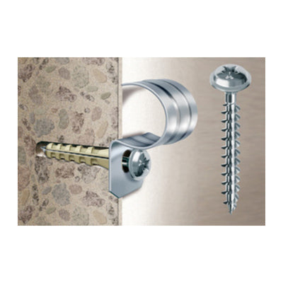 Q.TA' 5 VITE UNIVERSALE FFL 4,5X 40MM ZN BIANCA PANELVIT