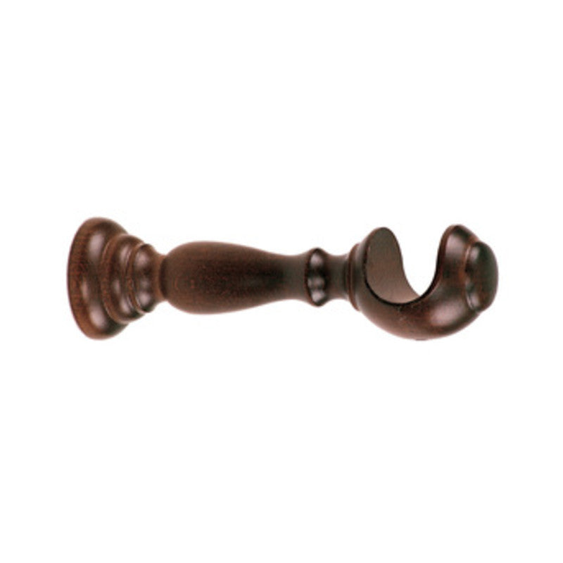 Q.TA' 4 BL SUPPORTO P/BASTONE NOCE SCURO 10 CM 2