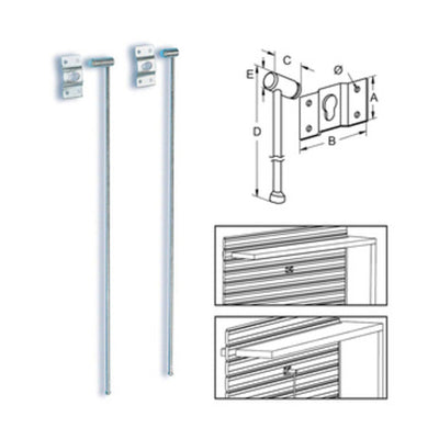 Q.TA' 1 BL SICURA P/TAPPARELLA LEGNO METAL 58X500 MM