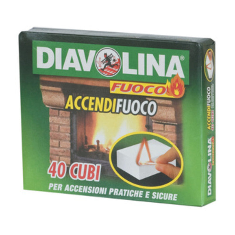 Q.TA' 24 ACCENDIFUOCO 40 CUBI DIAVOLINA 15300