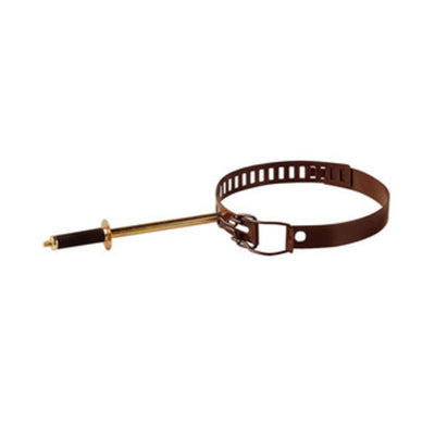Q.TA' 25 COLLARE P/TUBO STUFA D 8/14 CM MARRONE