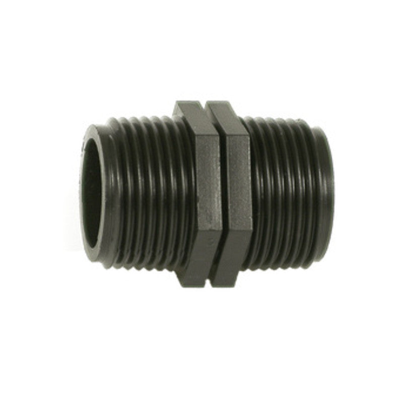 Q.TA' 5 PL RACCORDO POLIPROP NIPPLO 1/2X1/2