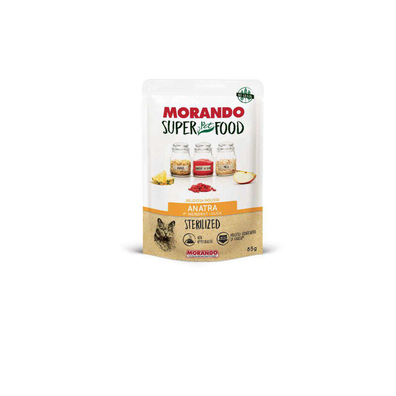 Q.TA' 24 CIBO GATTO MORANDO SUPERFOOD 85 G MOUSSE ANAT