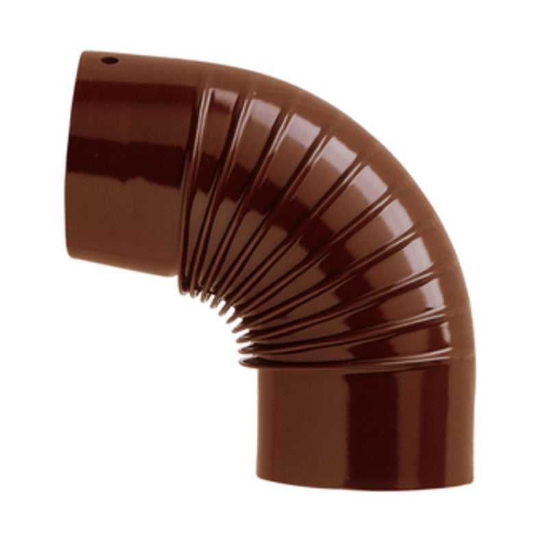 Q.TA' 12 GOMITO P/STUFA 90 D 12 CM MARRONE