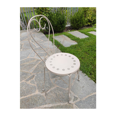 Q.TA' 4 SEDIA SORRENTO CREMA OPACO