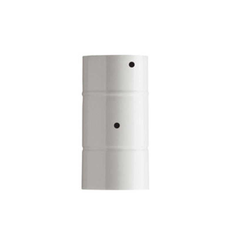 Q.TA' 1 TUBO FORATO P/SERRANDA H 25 CM D 12 CM BIANC0