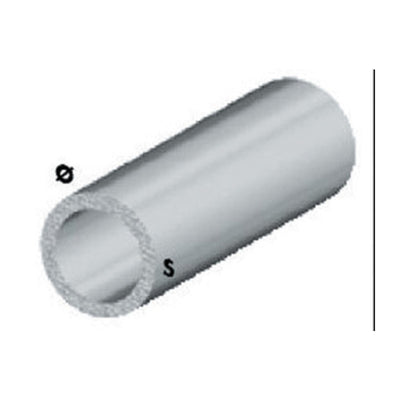 Q.TA' 5 PROFILO ARGENTO H.200 CM TUBO TONDO 6X1 MM**
