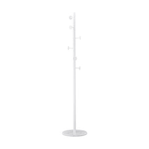 Q.TA' 1 APPENDIABITI JERRY DIM 37X37X173CM BIANCO METALLO