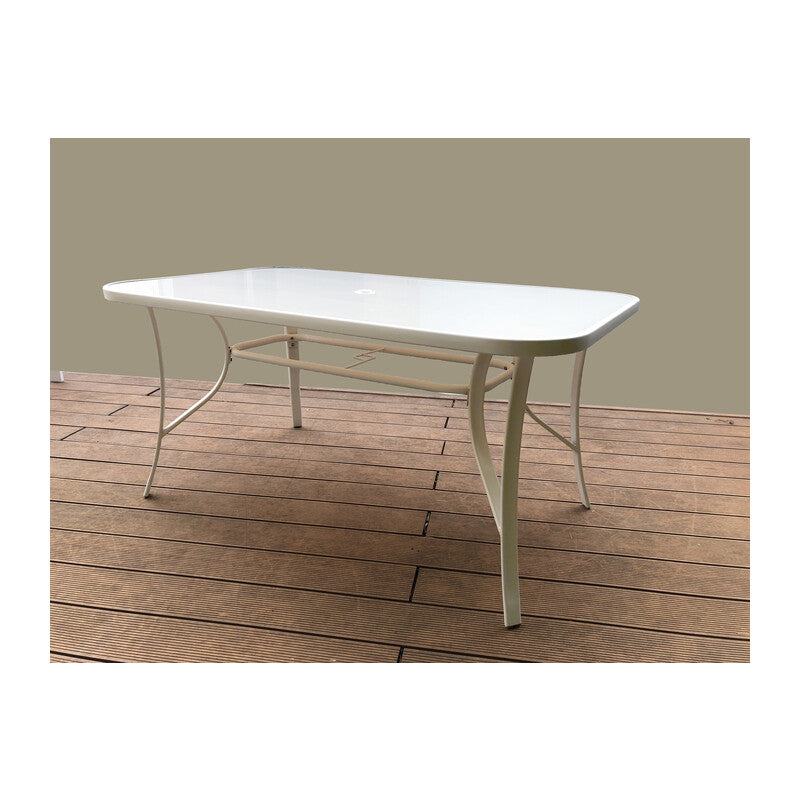 Q.TA' 1 TAVOLO GIOVE RETTANGOLARE 150XH90 CM CREMA 021975