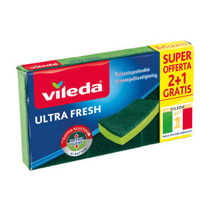 Q.TA' 1 SPUGNA ABRASIVA ULTRA FRESH 2+1